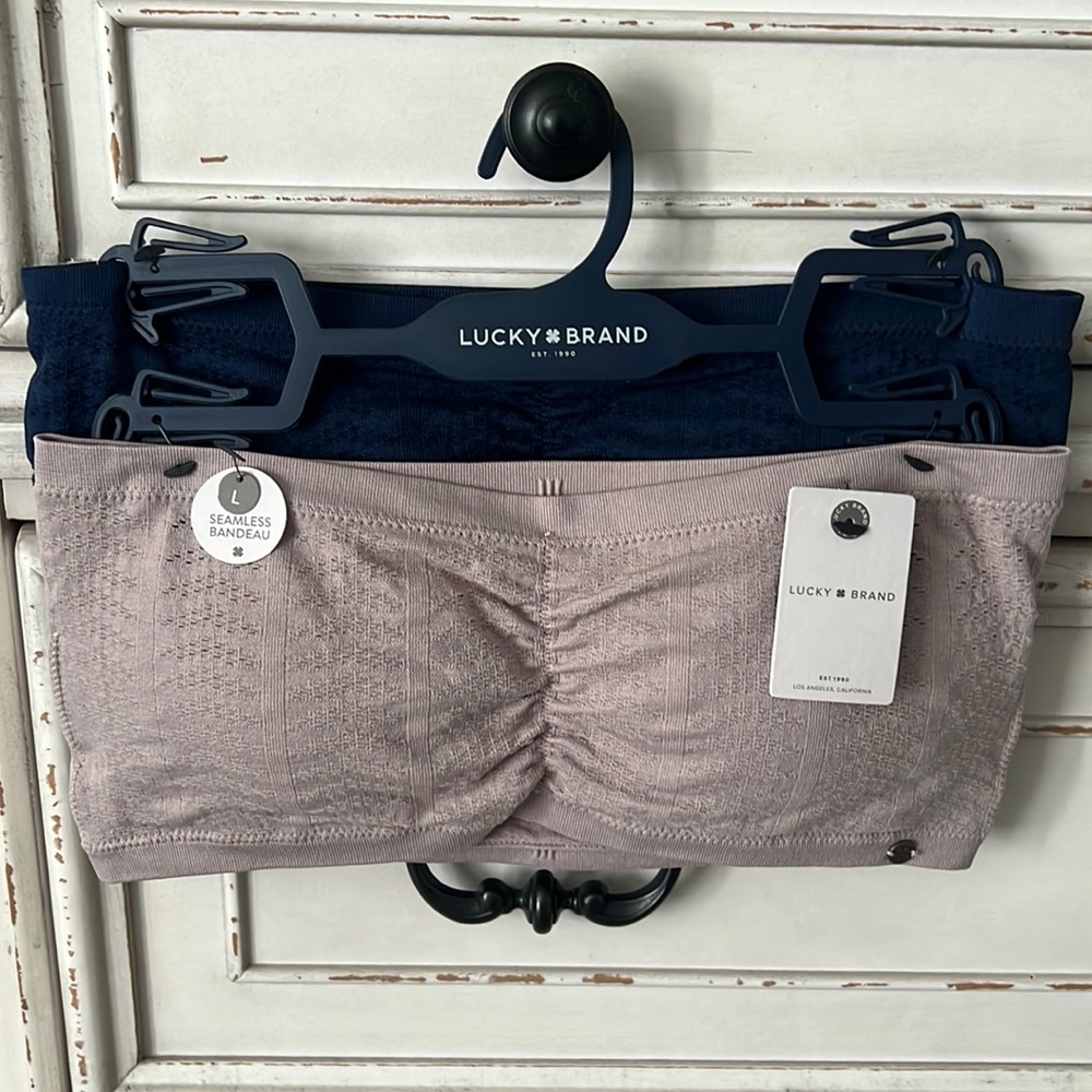 Lucky Brand Bandeau Bra 2-Piece Set NWT